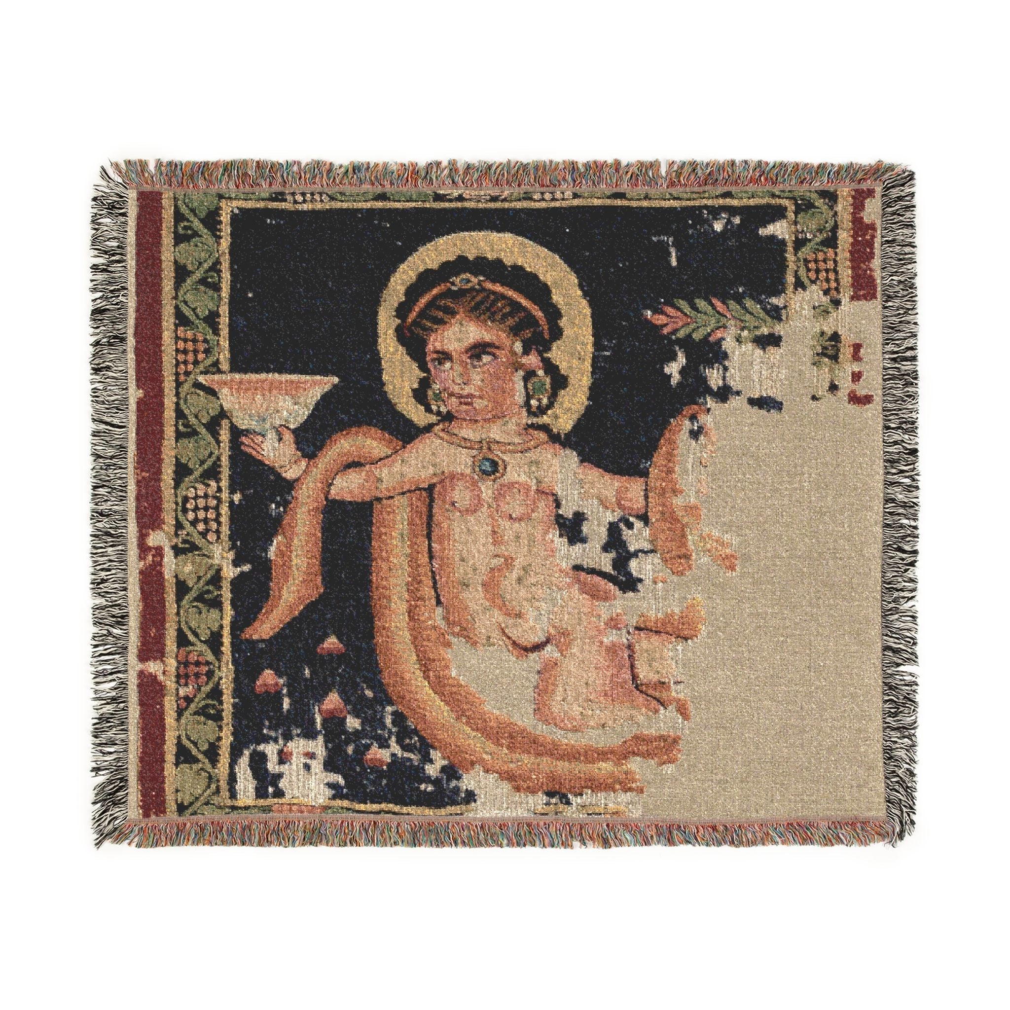 Nereid (Sea-Nymph) from a Hanging Woven Throw Blanket