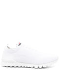 Kiton Knit Mesh Low-Top Sneaker — White