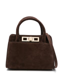 Fabiana Filippi Suede Tote Bag — Brown