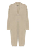 Fabiana Filippi Button-Fastening Cashmere Cardigan — Beige