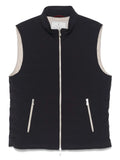 Brunello Cucinelli Quilted Gilet — Black