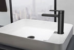 BATHME HBGR4001B INFINITY B16 Grifo Lavabo Negro Mate