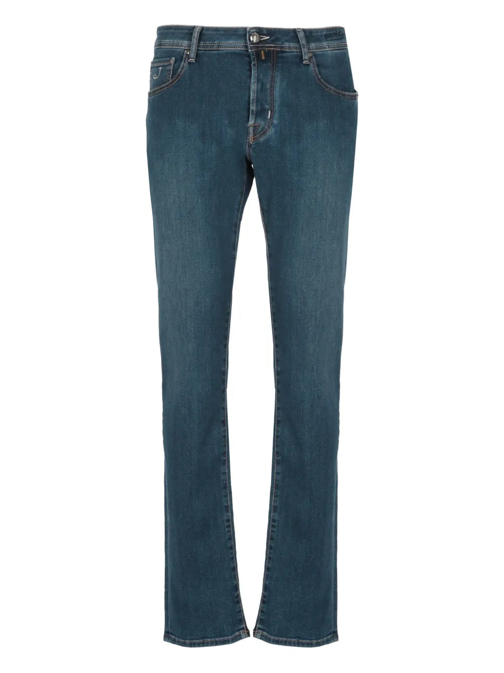 Jacob Cohen Contrast-Stitched Jeans — Blue