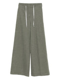 Peserico Drawstring Trousers — Olive Green