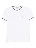 Brunello Cucinelli Embroidered-Detail Cotton T-Shirt — white