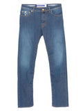 Jacob Cohen Pocket-Detail Slim-Fit Jeans — Blue
