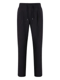 Herno Pleat-Detailed Trousers — Black