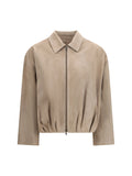 Salvatore Santoro Suede Jacket — Beige