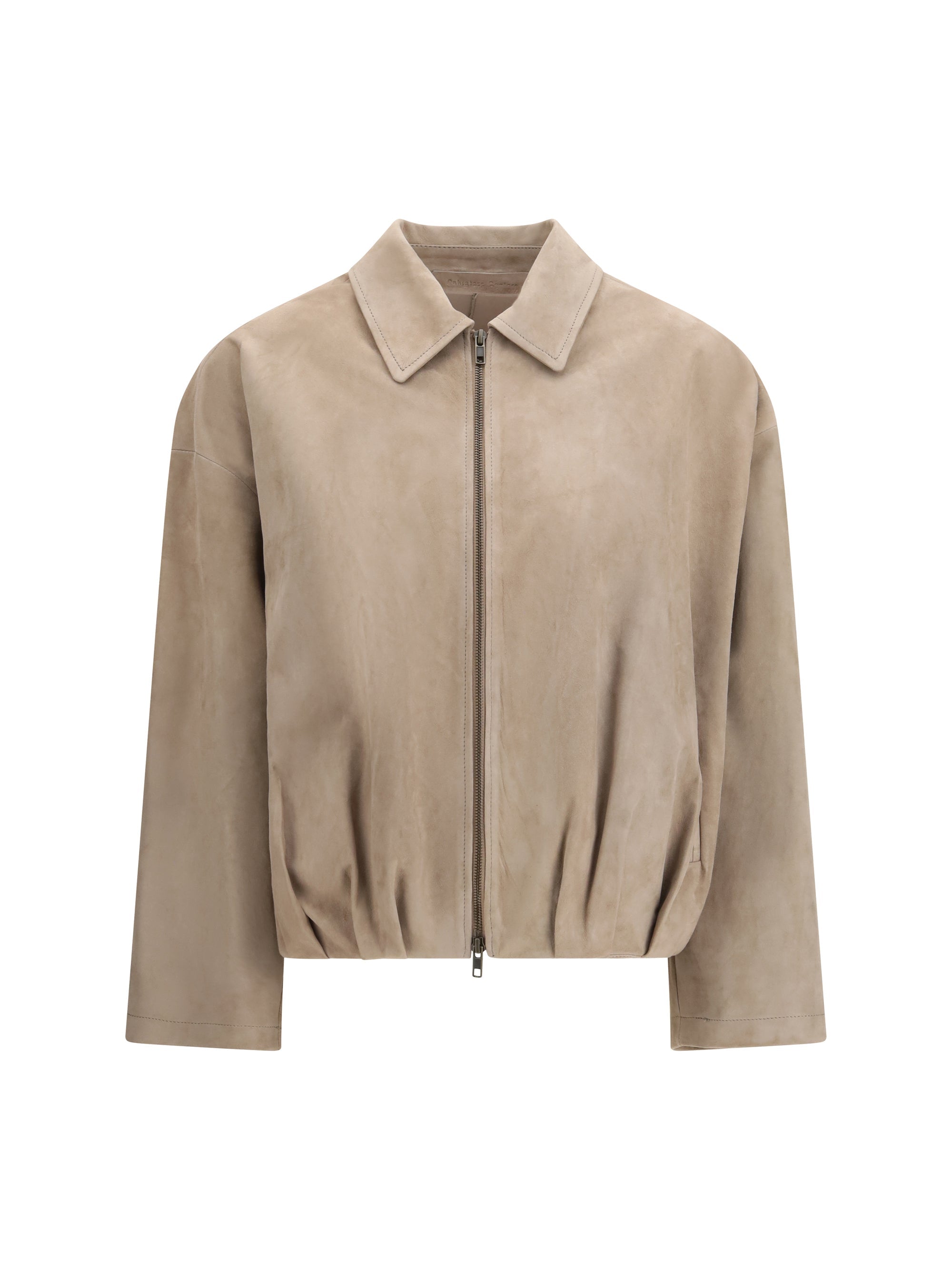 Salvatore Santoro Suede Jacket — Beige