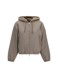Moose Knuckles Reversible Faux Fur Sweatshirt — Ashen