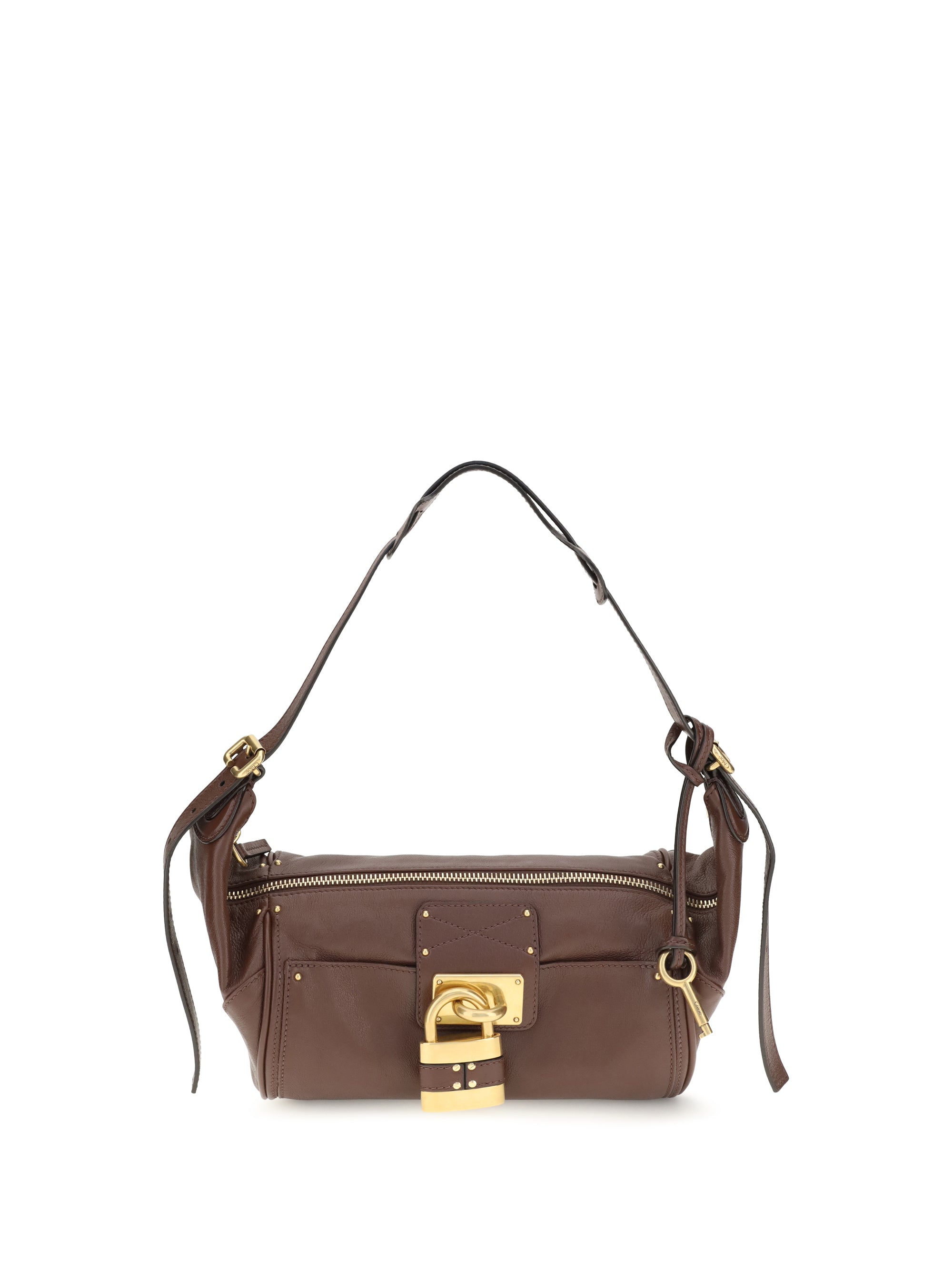 Chloé Paddington Shoulder Bag — Brown