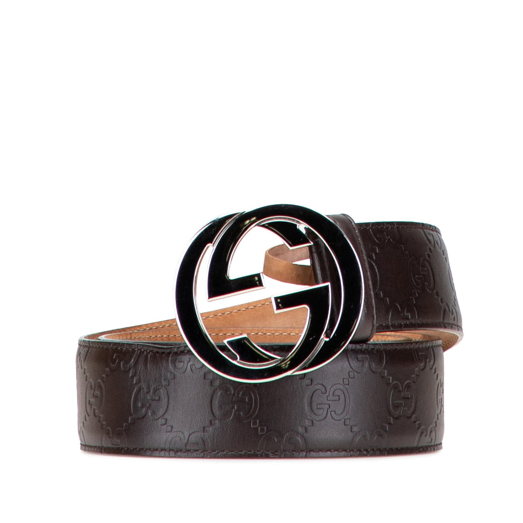 Guccissima Interlocking G Belt