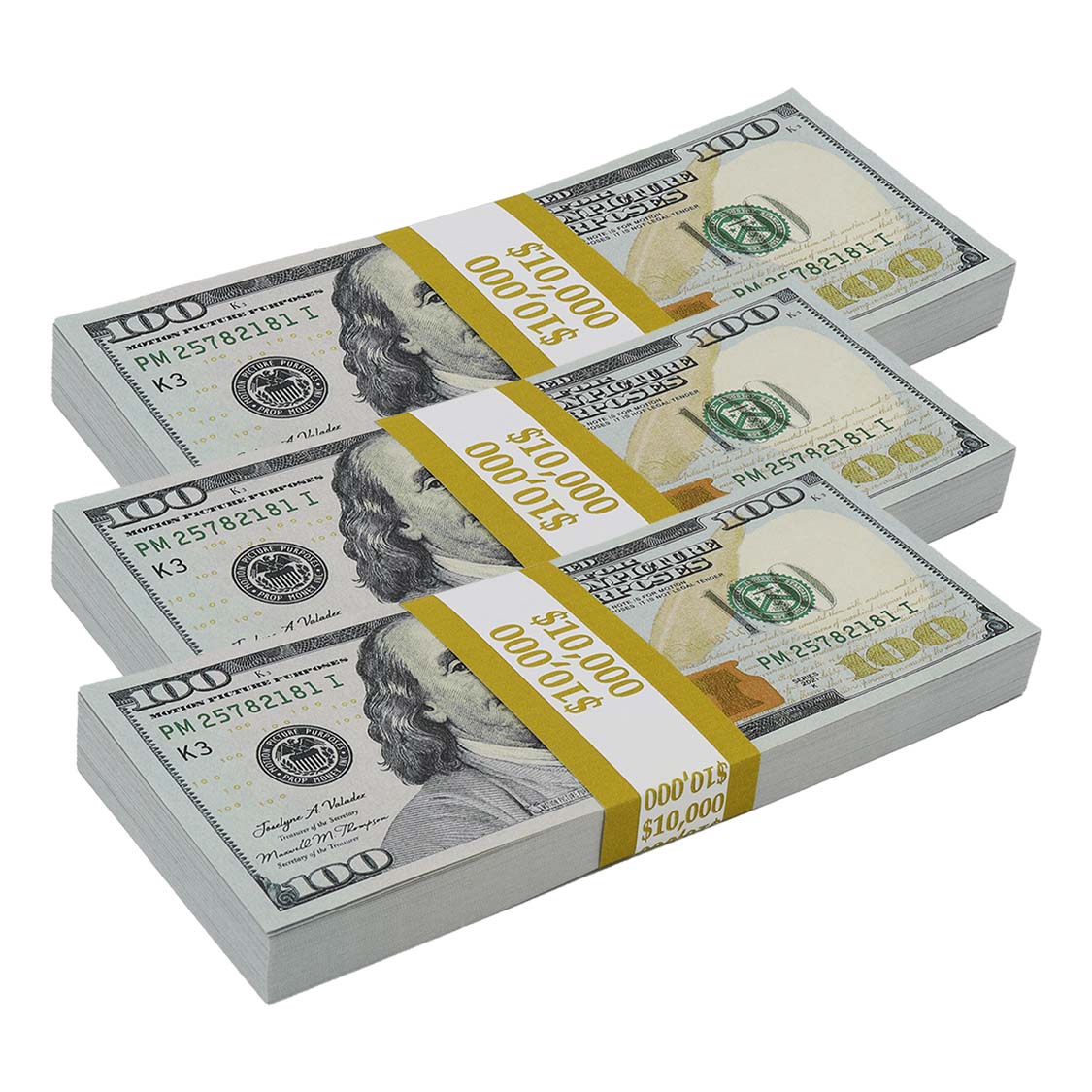 $30,000 Full Print New Series Stacks By Prop Money Inc.