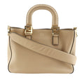 Small Leather Selleria FF Tote