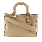 Small Leather Selleria FF Tote