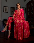 Flourishing Floral Jaal Kaftan Set By KYNAH, Luxury Indian Fashion & Bridal Wear