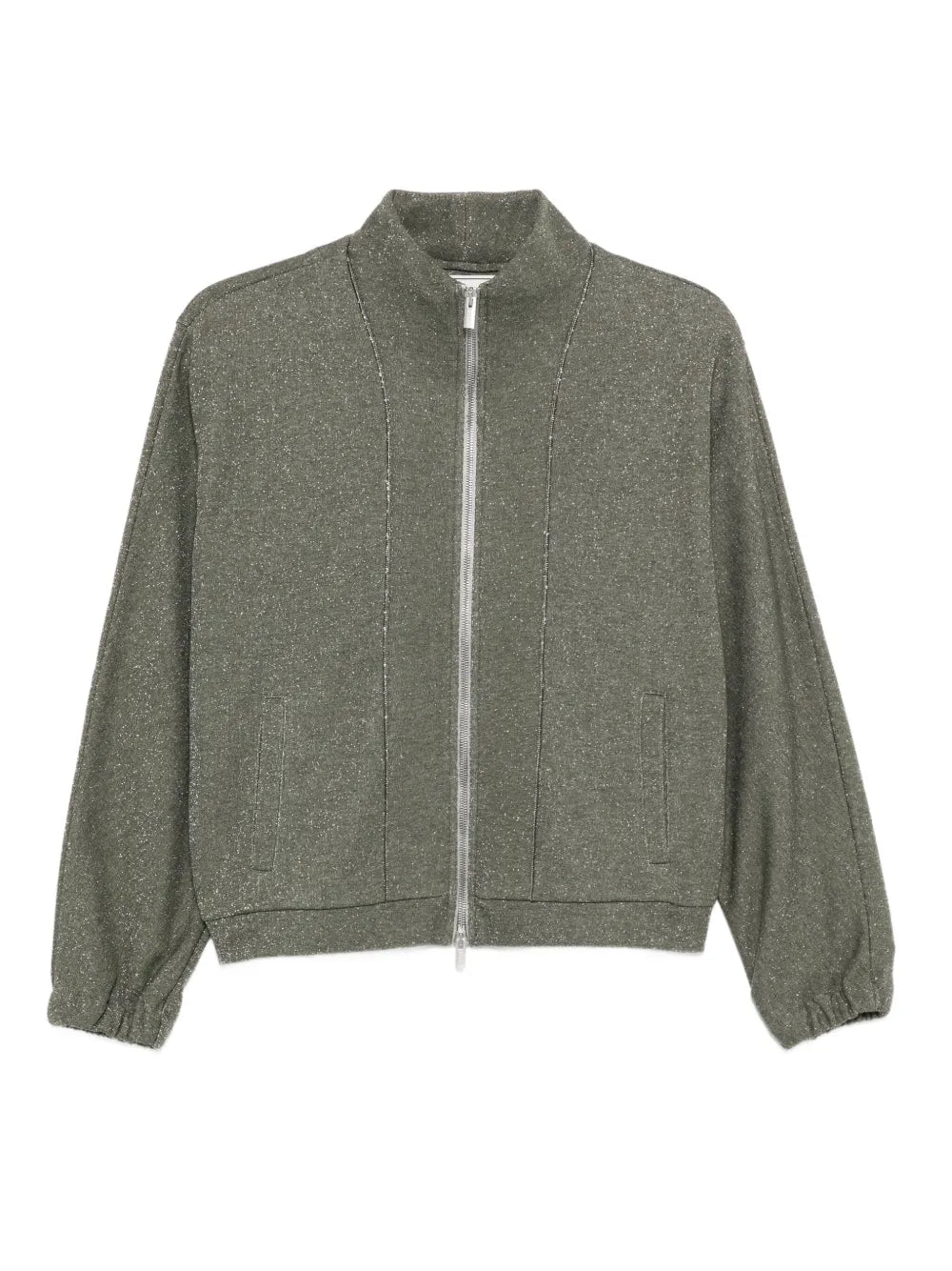Peserico Glitter Lurex Sweatshirt — Green