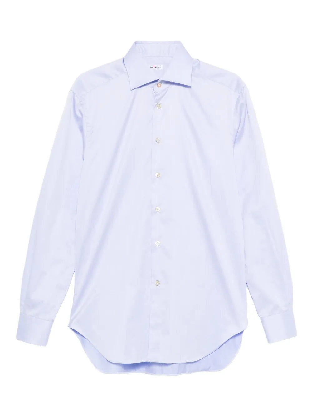 Kiton Cotton Button-Down Shirt — Lavender