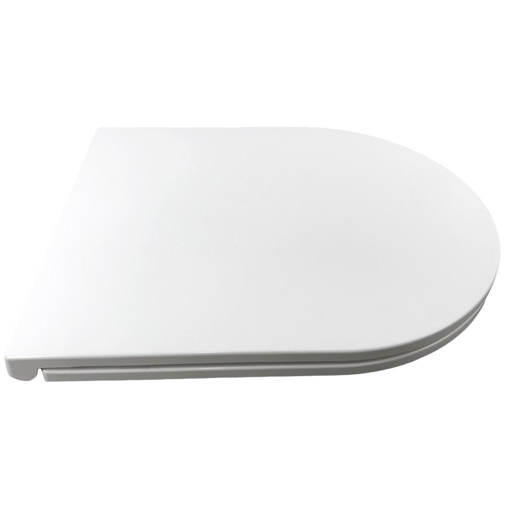 BATHME ELEGANCE Tapa Asiento Caída Amortiguada Ultrafino Blanco