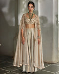 Aira Cape Palazzo Set By KYNAH, Luxury Indian Fashion & Bridal Wear