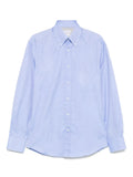 Brunello Cucinelli Cotton Button-Down Shirt — light blue