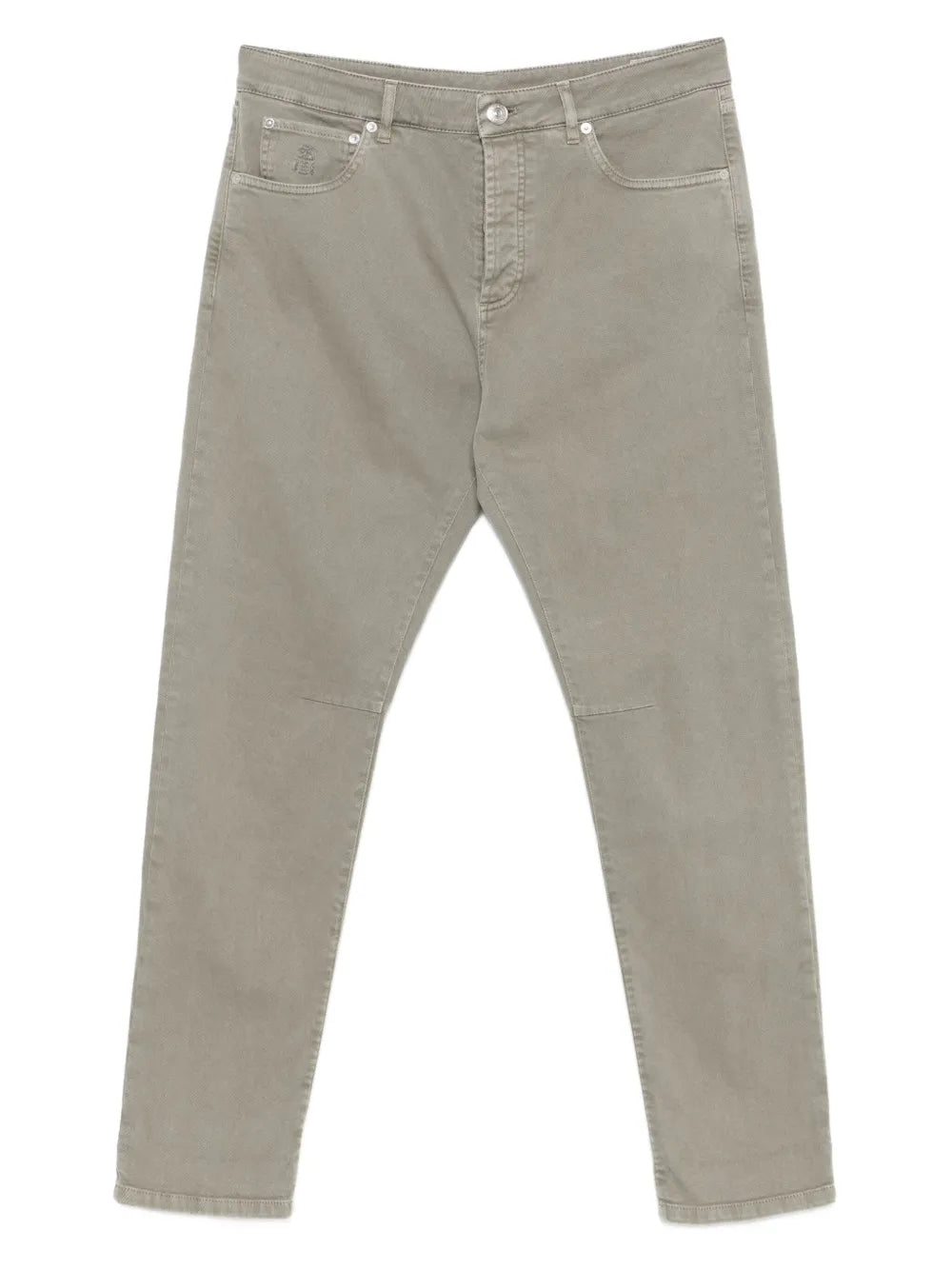 Brunello Cucinelli Five-Pocket Jeans — Grey