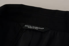 Men's Black Double Breasted Coat Blazer Jacket Virgin Wool Clothing