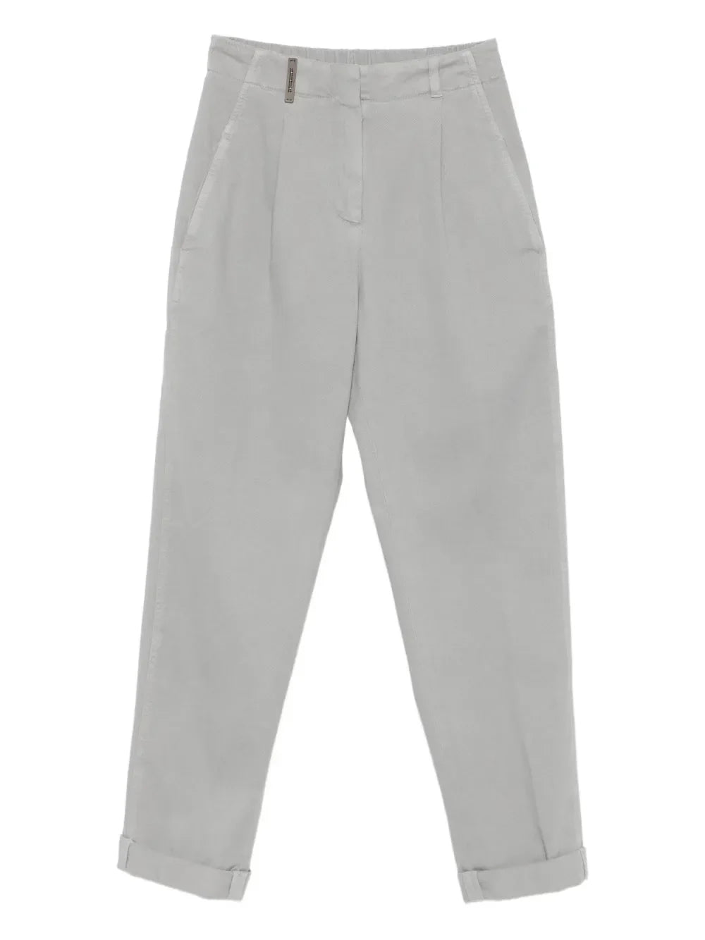 Peserico Pleated-Pocket Trousers — Grey