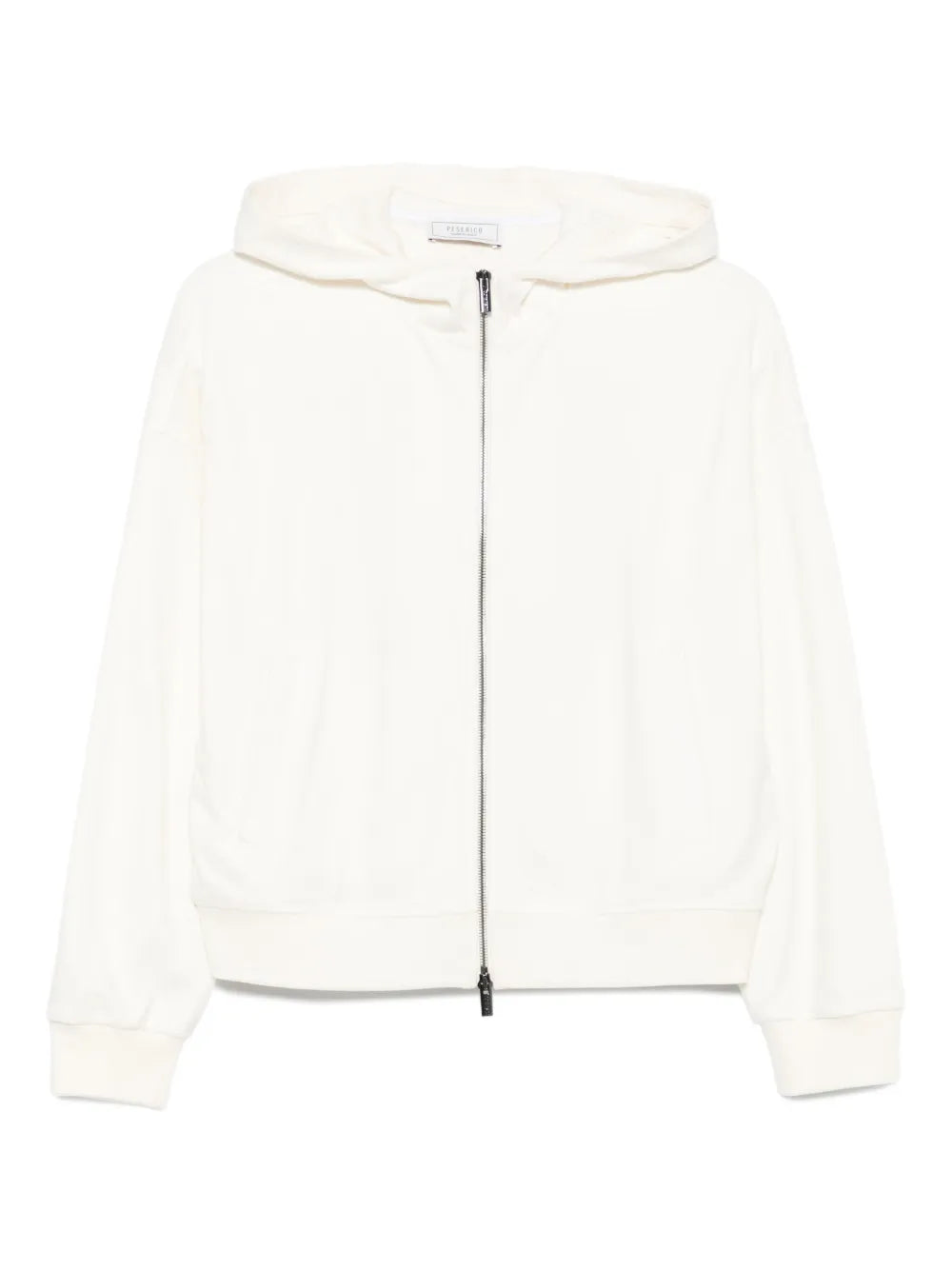 Peserico Zip-Fastening Hoodie — Beige