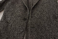 Men's Gray Cotton Single Breasted Fantasy Blazer Clothing