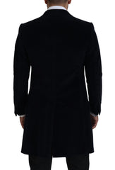 Black Cotton Cardigan Long Coat Men Jacket Clothing