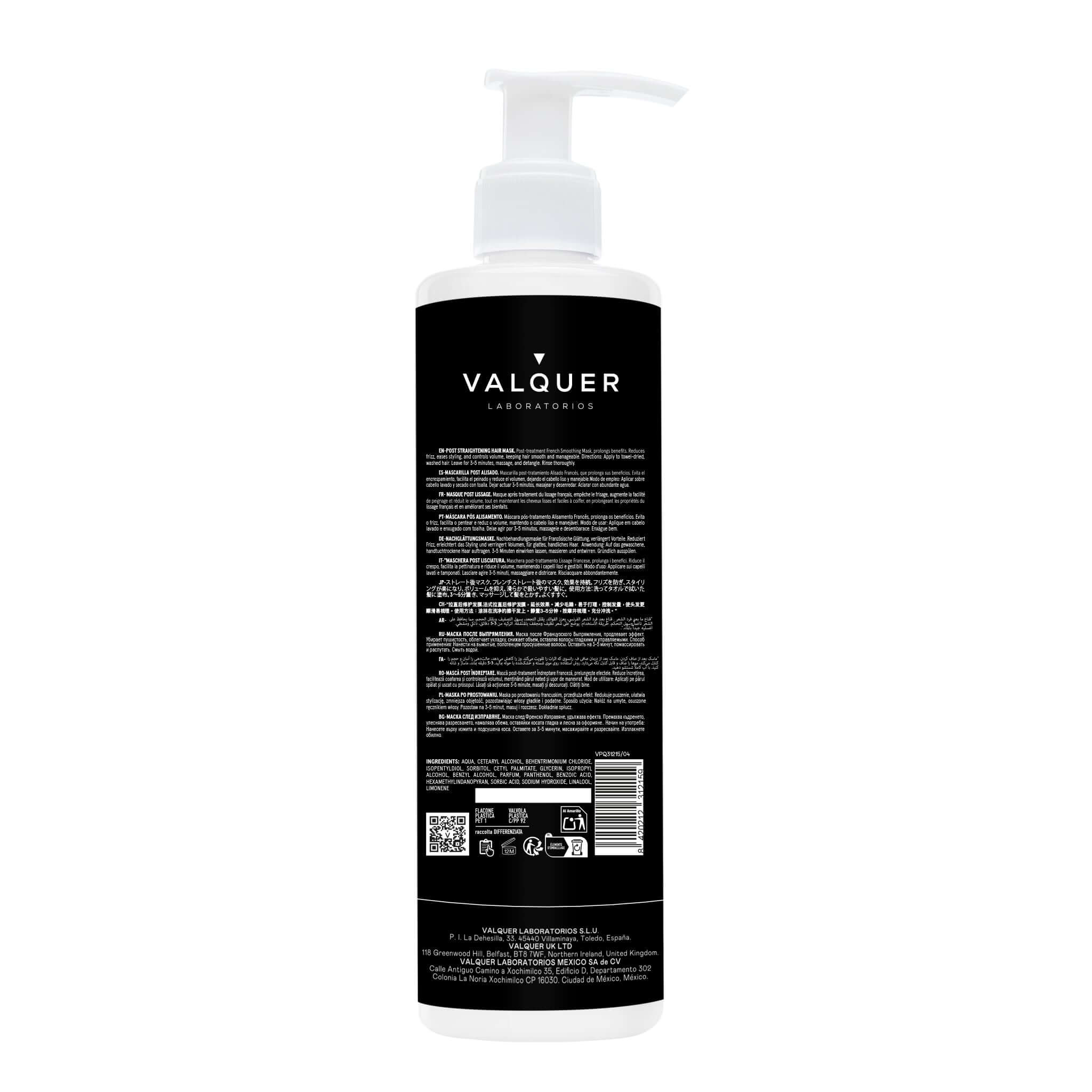 Mascarilla Capilar Post Alisado Francés – 275 ml