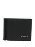 Kiton Calf Leather Wallet — Black