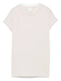 Eleventy Cotton T-Shirt — Cream