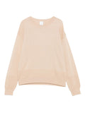 Eleventy Ribbed Wool Blend Sweater — Beige