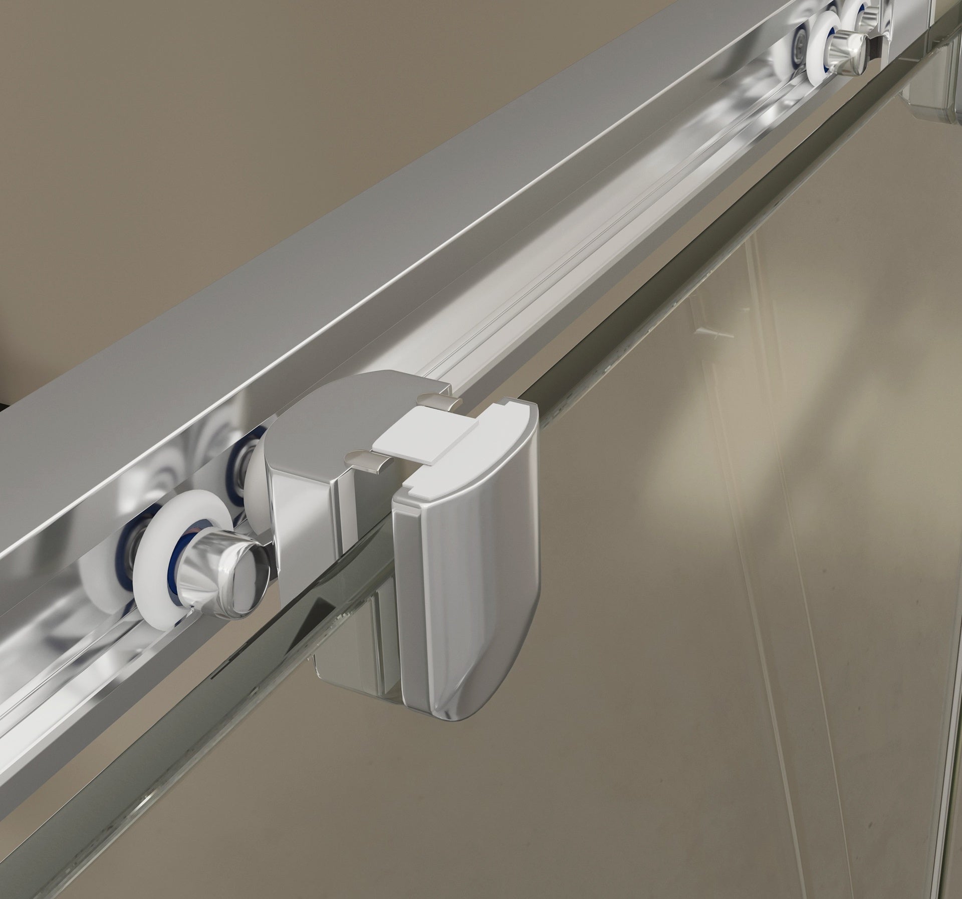 BATHME NOEL-2 Mampara Ducha 2 Fijos+2 Correderas Cromo Transparente