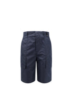 Fendi Shorts Blue Cotone Poliammide