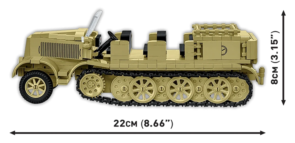 Sd.Kfz.8 Towing 8.8 cm Flak 36 1/35 Scale
