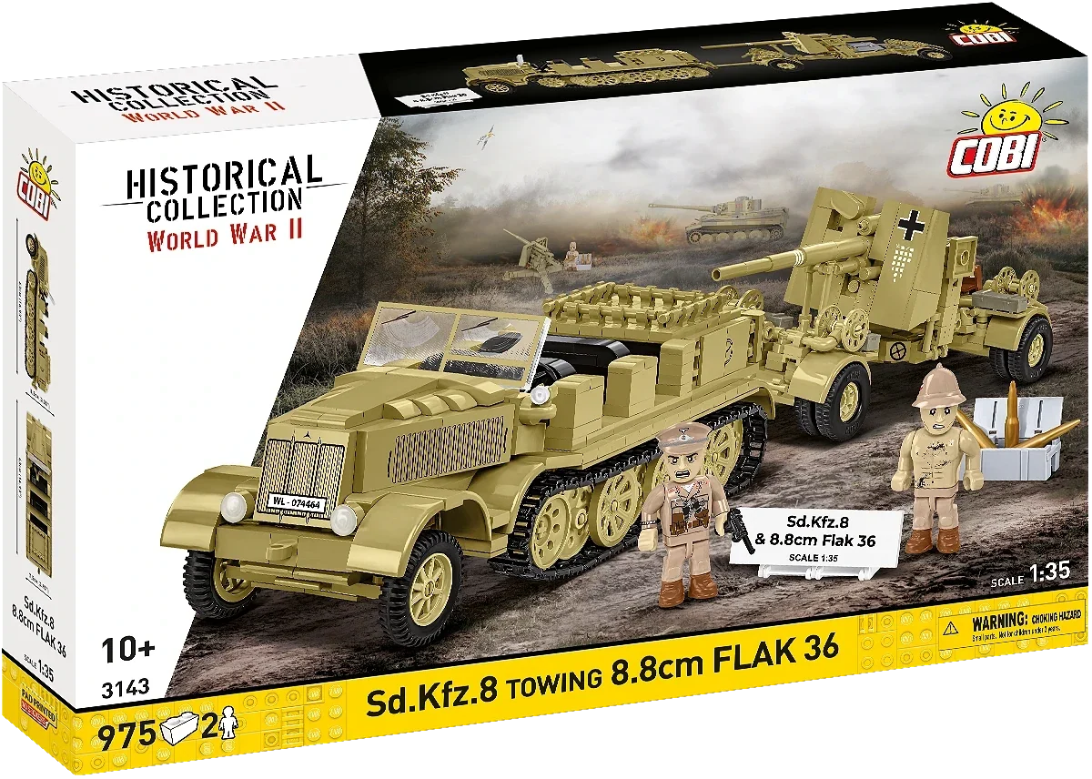 Sd.Kfz.8 Towing 8.8 cm Flak 36 1/35 Scale