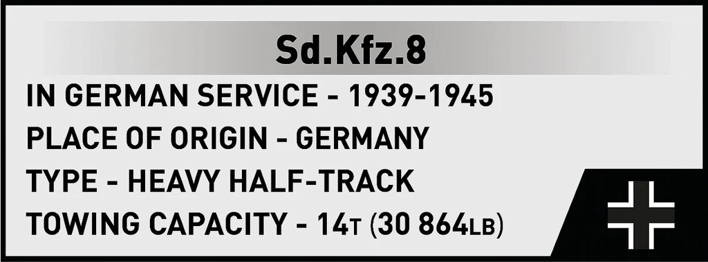 Sd.Kfz.8 Towing 8.8 cm Flak 36 1/35 Scale