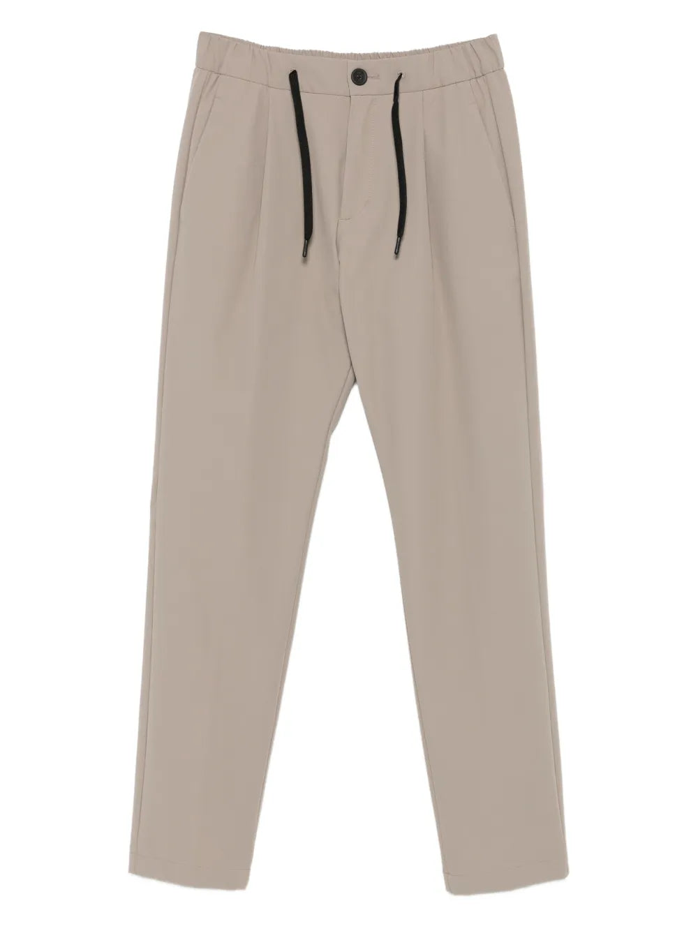 Herno Pleated Drawstring Trousers — Beige