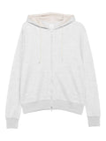 Eleventy Zip-Up Hoodie — grey