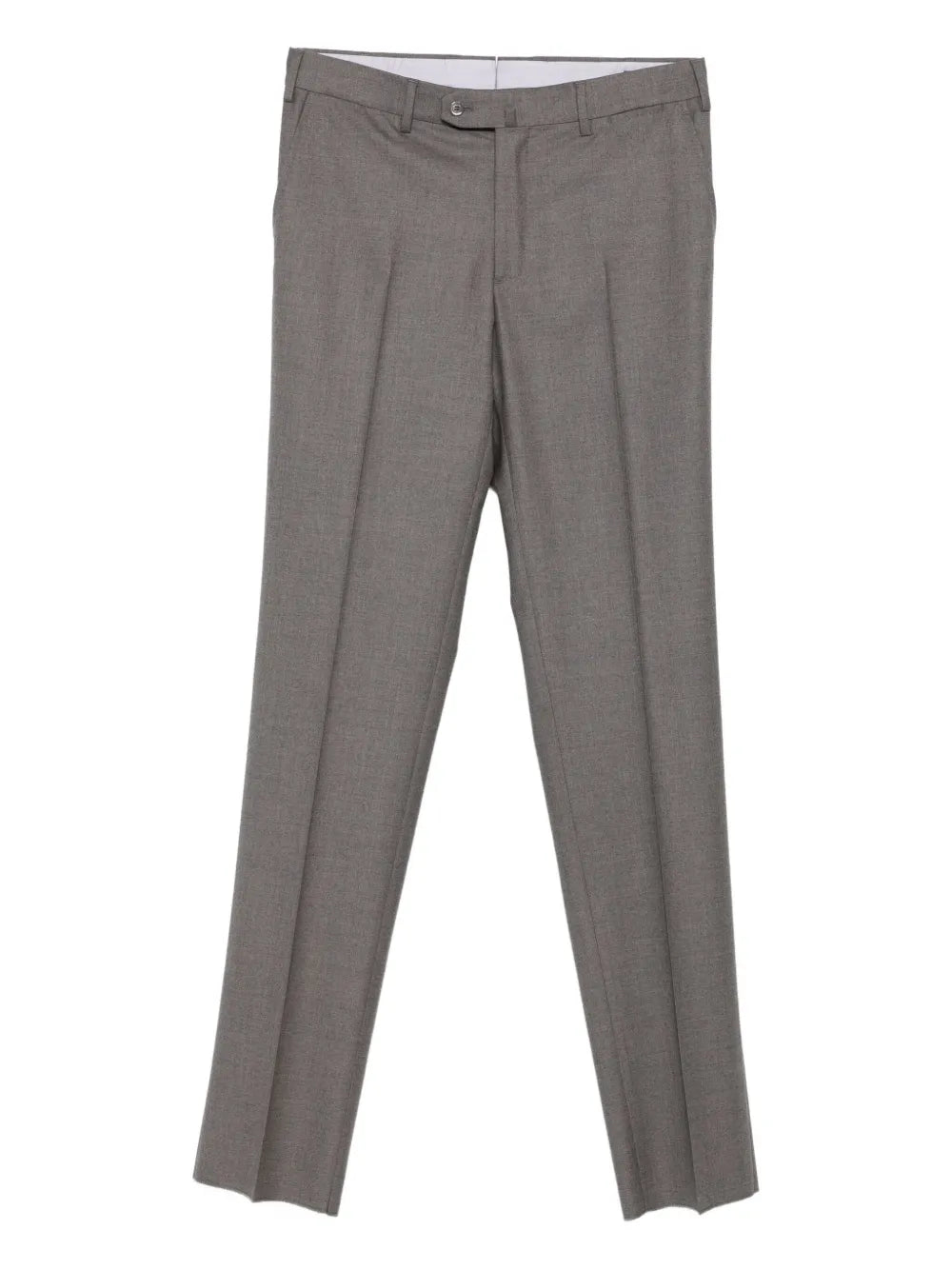 Stefano Ricci Wool Tailored Trousers — Grey