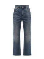 Golden Goose Jeans Blue Cotone