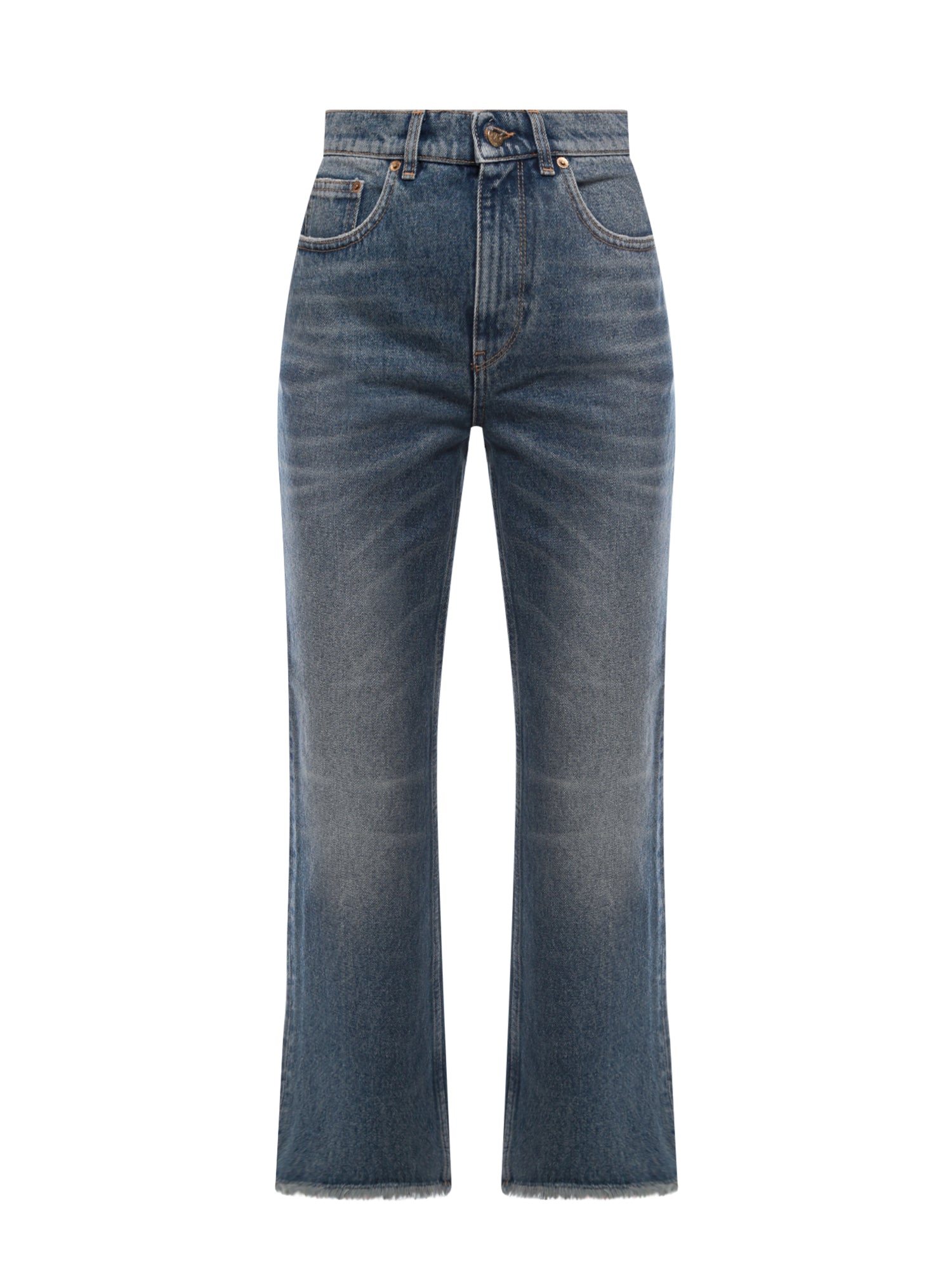 Golden Goose Jeans Blue Cotone