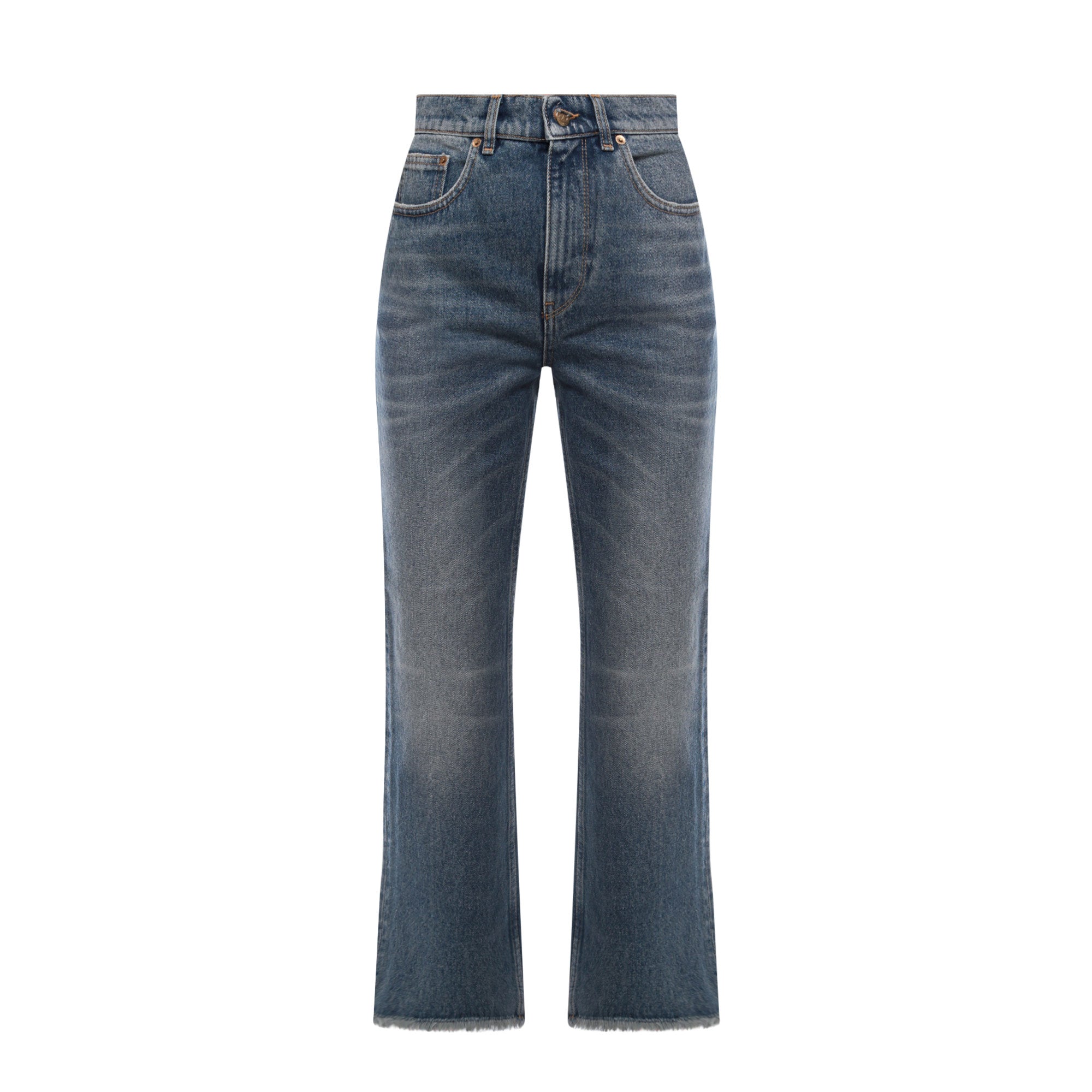 Golden Goose Jeans Blue Cotone