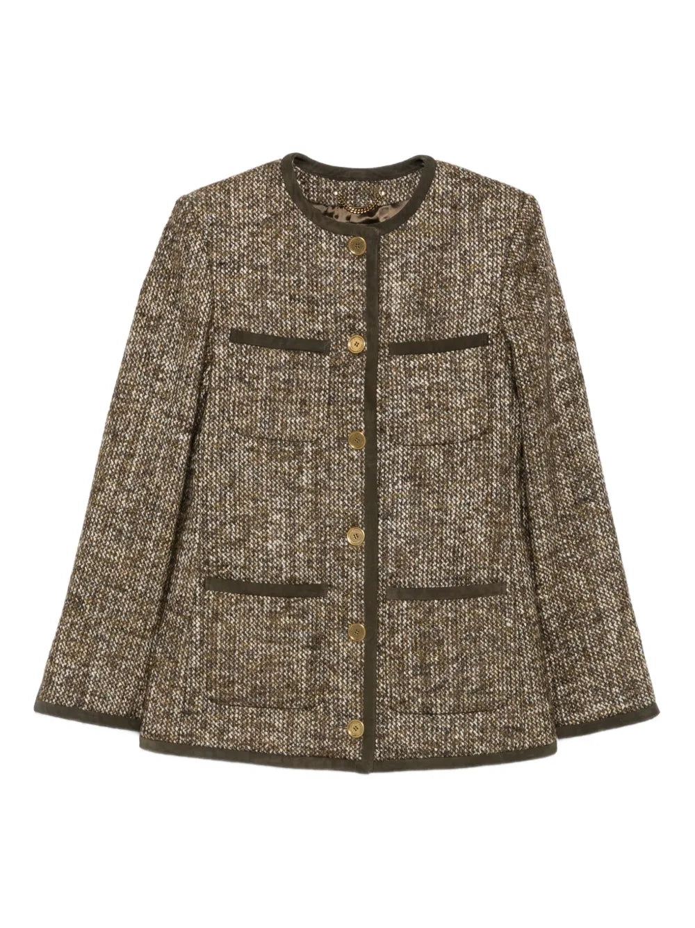 Golden Goose Tweed Jacket — Brown