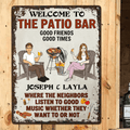 Personalizado Cartoon Personaje Metal Colgante Pintura Signo con Nombre y Título Decoración al aire libre Aniversario Cumpleaños Regalo para la Familia