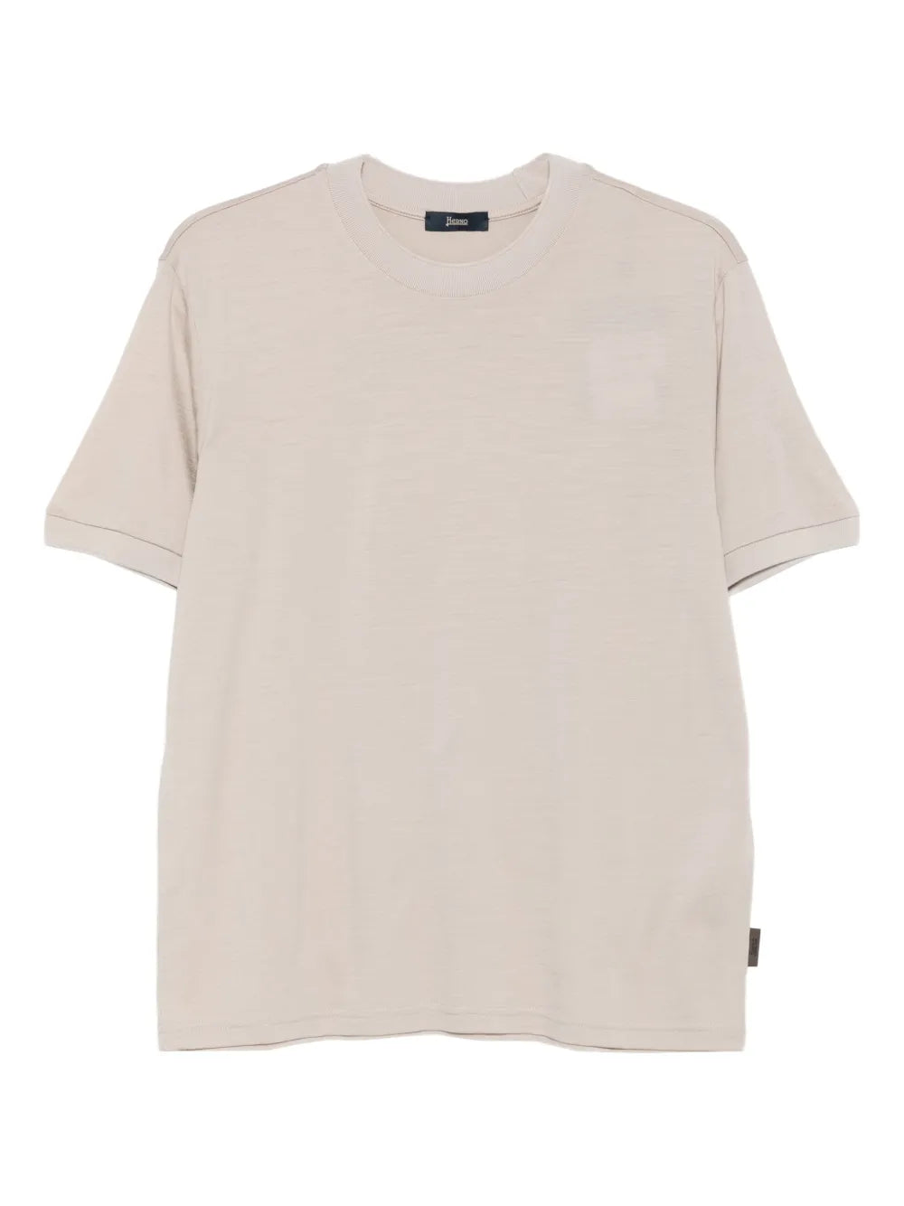 Herno Crew-Neck T-Shirt — Beige