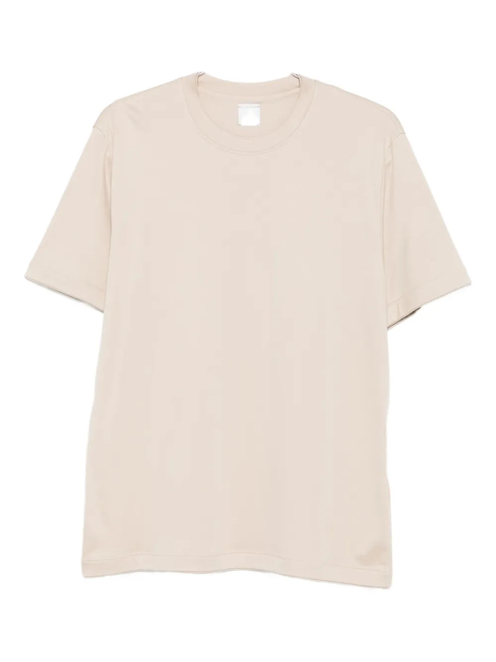 Eleventy Crew-Neck Cotton-Modal Blend T-Shirt — Beige